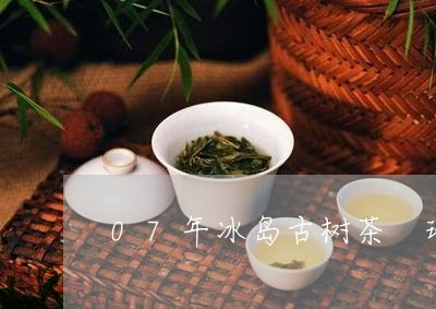 07年冰岛古树茶 珍藏品/2023051299593